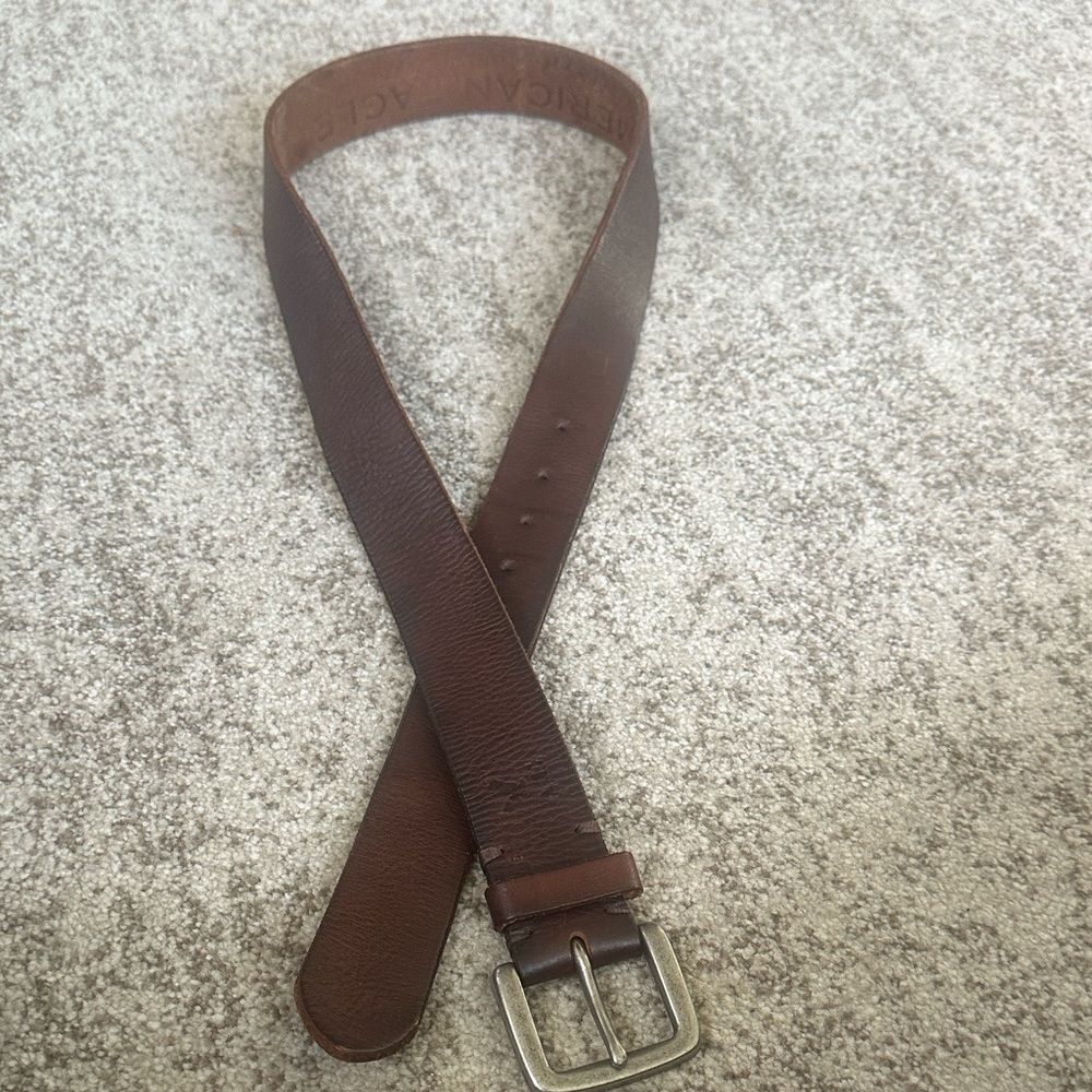 AEO Brown Leather Men’s Belt 36